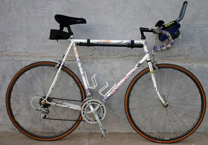 Schwinn World Vintage Touring Road Bike Frame X-Large 63cm 1987 Steel US Charity 