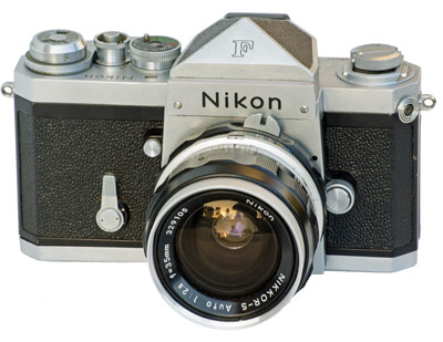 [Nikon 
F with Sports Finder]