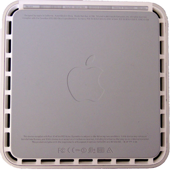 how to open a mac mini 2007