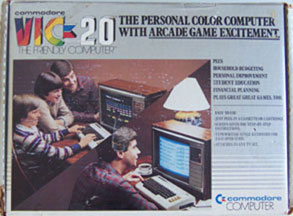 [Front of Commodore Vic 20 Box]