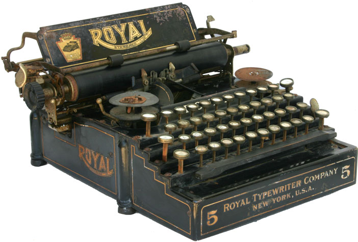 Antique Royal Magic Margin Typewriter c. 1938