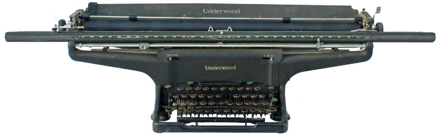 [Underwood Standard Desktop with 26 inch carriage (1946)]